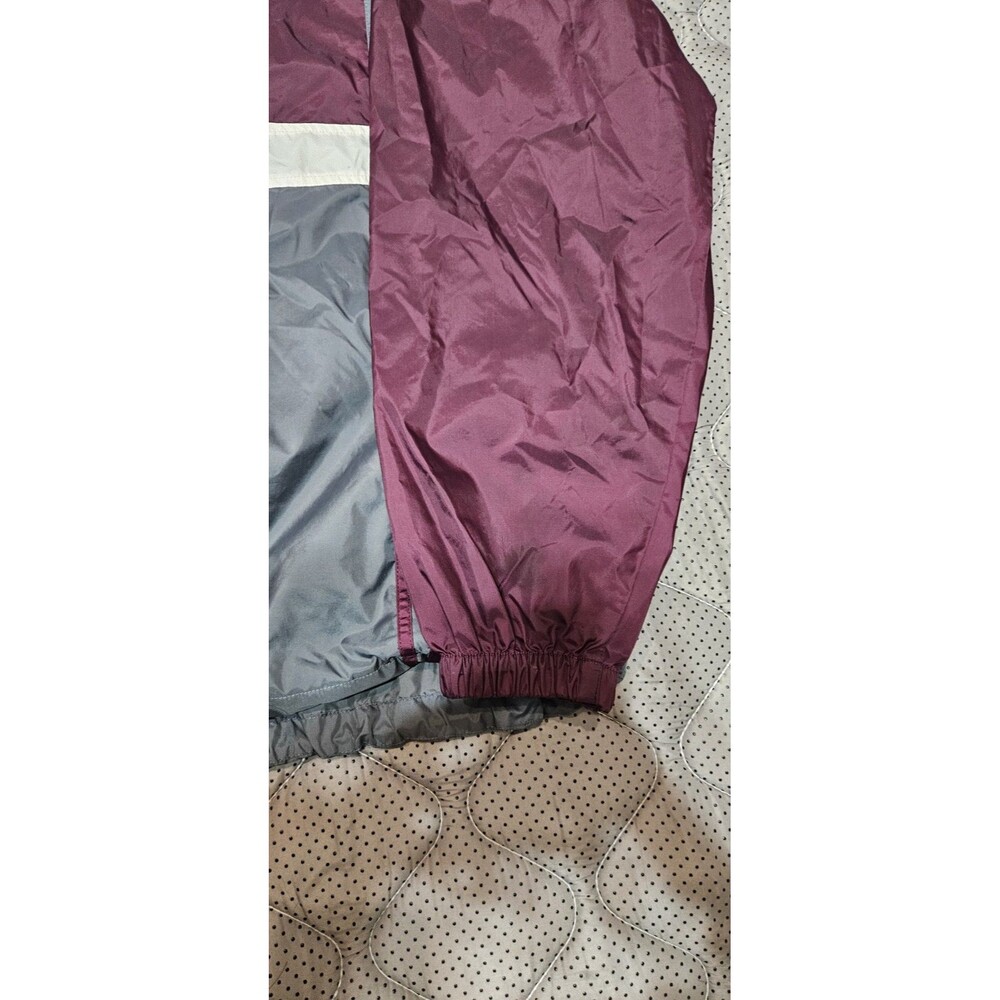 Vintage Adidas Windbreaker Pullover Jacket Half Zip Colorblock 3 Stripe Mens XL - Picture 9 of 16